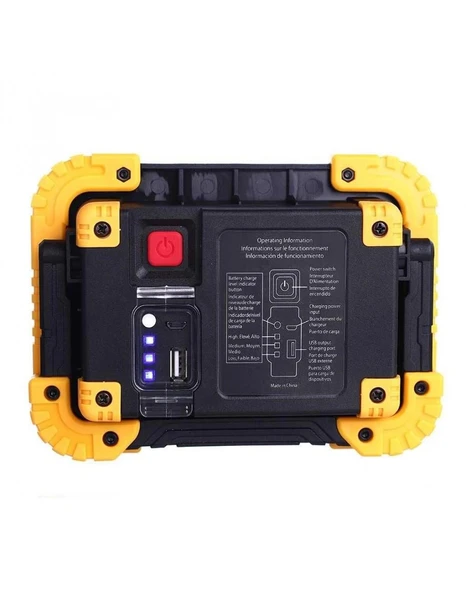 750 Lümen Powerbank Şarjlı Işıldak ürün görseli