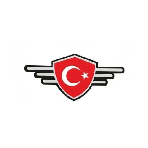 Ce-Ka Tr Bayrak Çıkartma Araç Sticker