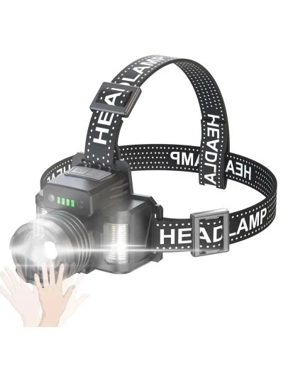 SENSÖRLÜ ŞARJLI KAFA LAMBASI - Resim 3