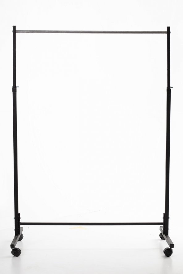 Tekerlekli Elbise Askılığı Metal Askılık - 4