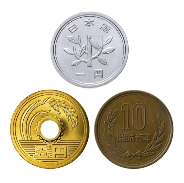 Escoines 3996368e18529a02aa Japonya 1/5/10 Yen ÇÇT/ÇA/ÇİL Para
