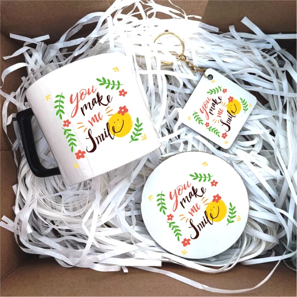 Papatya Konsept Hediye Kutusu, Sevgiliye Hediyelik Sepetler P1-08 ürün görseli