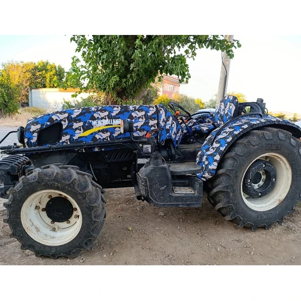 New Holland TT 4.75 Serisi Traktör Kılıfı Branda - Resim 7