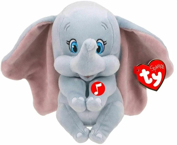 TY Sparkle Sesli Peluş Fil Dumbo 15 cm - 2