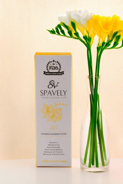 Spavely Frezya Çiçeği Duş Başlığı Filtresi Arıtması Güney Kore Menşei Klor Kireç Karşıtı Hoş Kokulu 150 gr - 2
