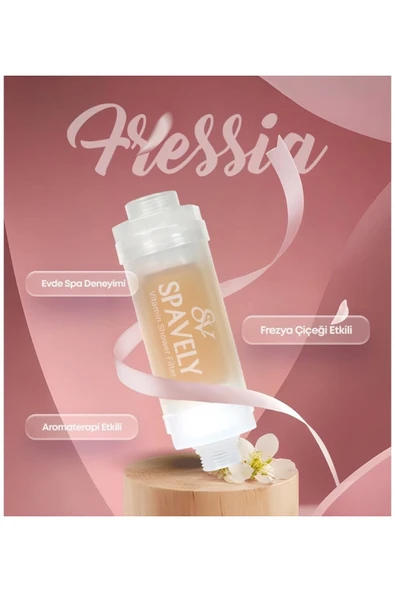 Spavely Frezya Çiçeği Duş Başlığı Filtresi Arıtması Güney Kore Menşei Klor Kireç Karşıtı Hoş Kokulu 150 gr - 3
