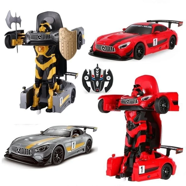 Rastar Robota Dönüşen Kumandalı Mersedes AMG GT3 - Resim 5