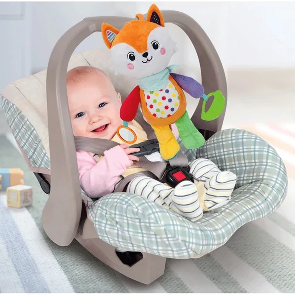 17792 Sinerjim - Aktiviteli Pelüş Tilki - Resim 4