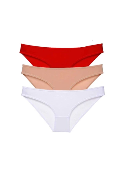 3 Adet Süper Eko Set Likralı Kadın Slip Külot 541 ürün görseli