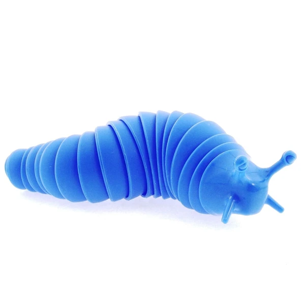 Kıvrılabilen Plastik Mavi Salyangoz - Resim 3