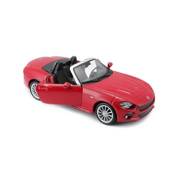21083 Burago 1:24 Fiat 124 Spider Model Araba - Resim 4