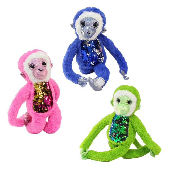 Süslü Maymunlar Peluş Oyuncak 45 cm 1 adet - Resim 2