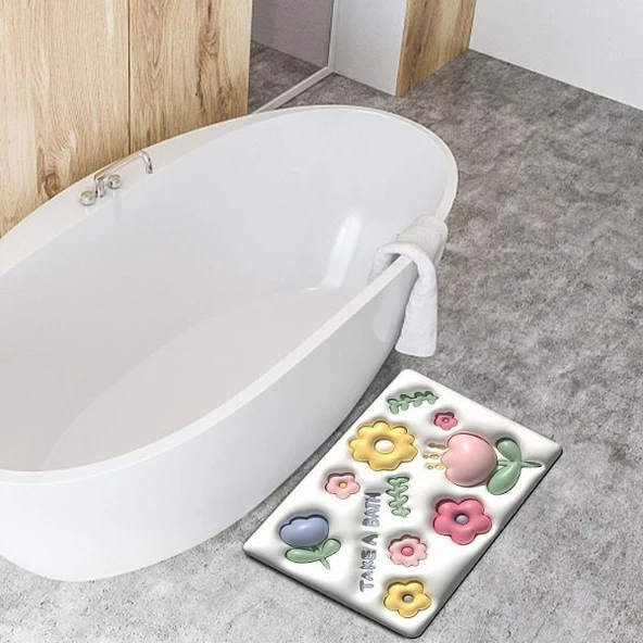 Ultra Emici 3D Banyo Paspası - 2