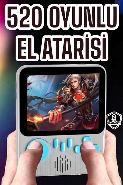 Oyun Konsolu Retro Oyun Konsolu Tv'ye Bağlanabilir Taşınabilir - 2