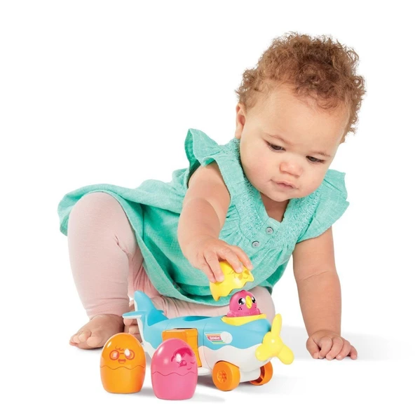 73147 Tomy, 2si1 arada Uçak ve Saklambaçlı Yumurtalar, 12-36 ay - Resim 3