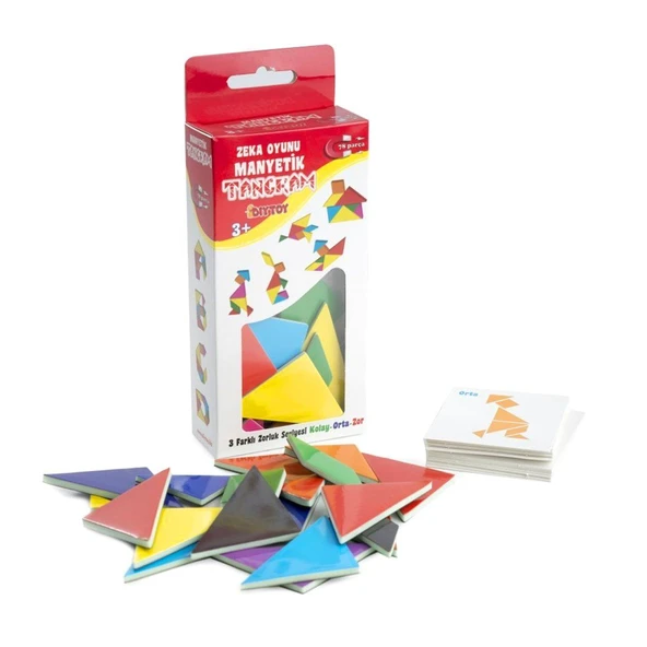 1321 DıyToy, Manyetik Zeka Oyunu - Tangram / +3 yaş ürün görseli 1