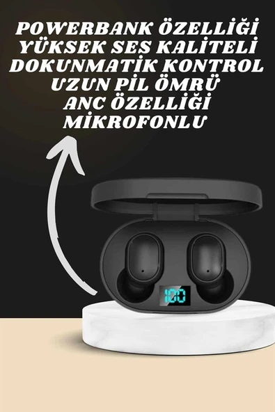 Dijital Göstergeli Kulaklık ve 7 Kordonlu Akıllı Saat Android ve İOS Uyumlu Uyku Takibi Sesli Görüşme ürün görseli