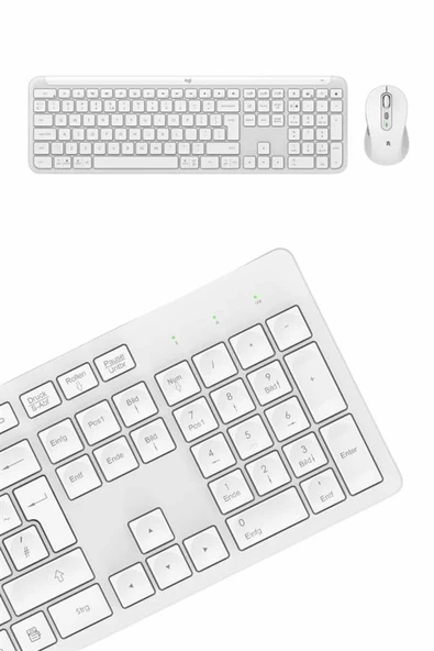 2.4 Ghz Wireless Kablosuz Klavye Mouse Seti Tv Pc Uyumlu - 3