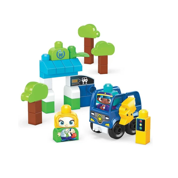 HDX90 Mega Bloks, Doğa Dostu Otobüs Seti, 36 parça, +1 yaş - Resim 2