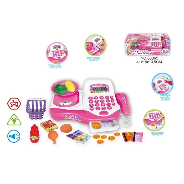 HUA-66065-66067 Işıklı ve Sesli Sesli Yazarkasa - Resim 3