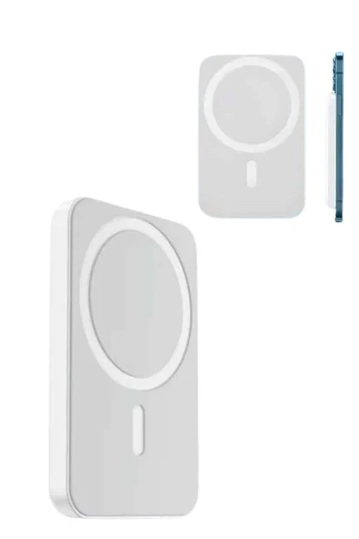 Magsafe Battery Pack Powerbank Kablosuz Şarj 5.000 mah - 3