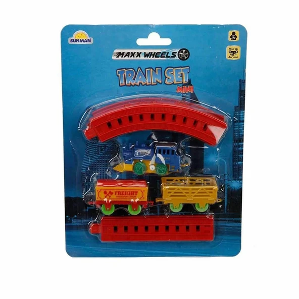 Kurmalı Raylı Mini Tren Seti 11 Parça - 3