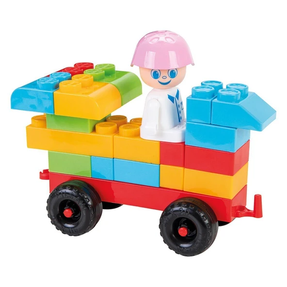 03 592 Midi Blok Seti 98 Parça 9 Litre Saklama Kabı -Pilsan Oyuncak - Resim 2