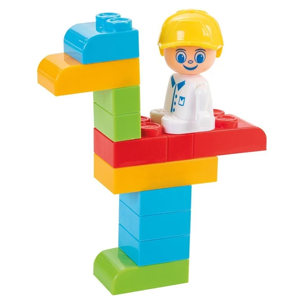 03 592 Midi Blok Seti 98 Parça 9 Litre Saklama Kabı -Pilsan Oyuncak - Resim 3