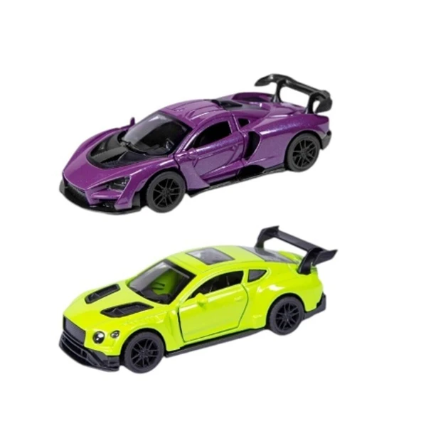 KM36201C-1-2-3-4 Vardem Çek Bırak Metal Araba  1:36 - 2