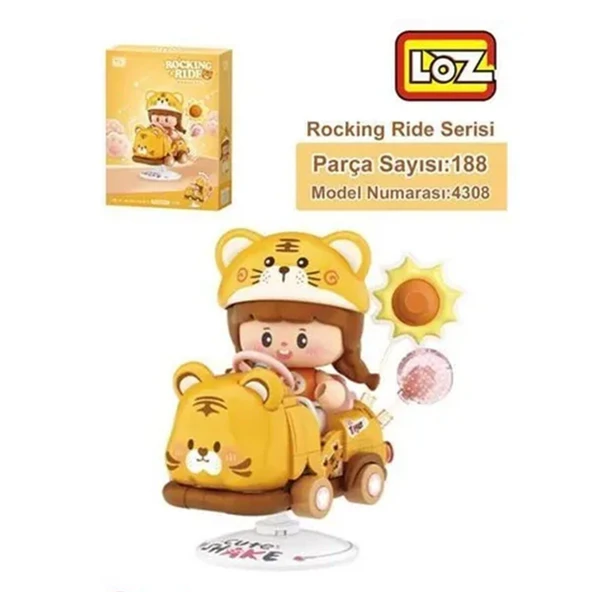 LZ-4308 LOZ KAPLAN SALLANMA SÜRÜŞÜ 188 PARÇA BLOCK OYUNCAK ürün görseli 1