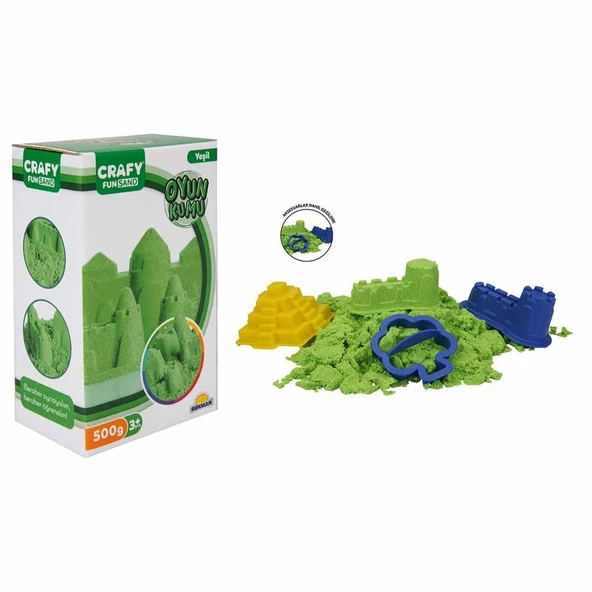 S01002237 OYUN KUMU 500GR YEŞİL -SUN - Resim 2