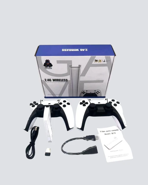 HDMI ve Kablosuz Kontrolcülü 20.000 Oyunlu Retro Oyun Konsolu - 3