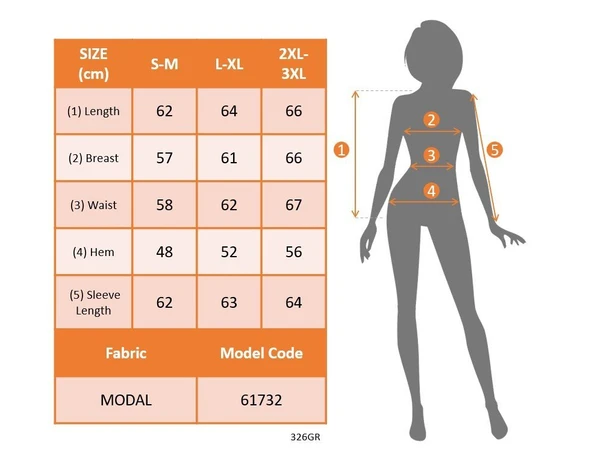 Kadın Uzun Kollu önden Fermuarlı Modal Ceket - 5