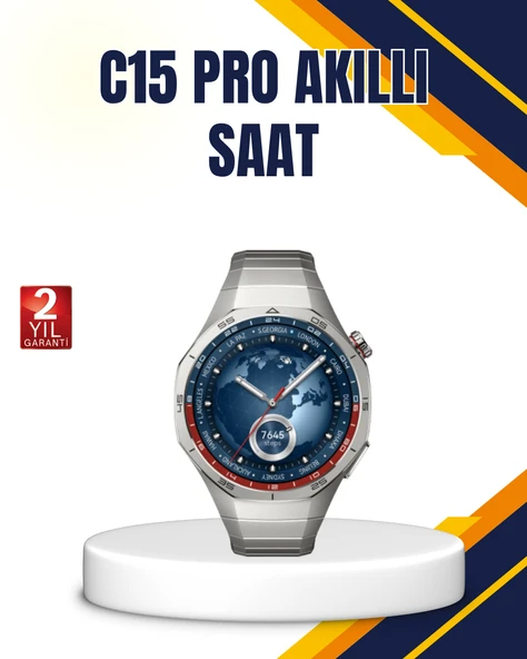 Gümüş Akıllı Saat 46mm Kasa ürün görseli