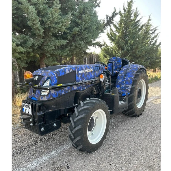 New Holland TD 4.100 F Traktör Kaporta Kılıfı ve Koltuk Kılıfı Seti - 7