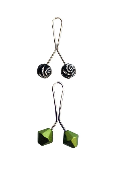 2 Adet Tesettür Eşarp Ve Şal Klipsi Set 15