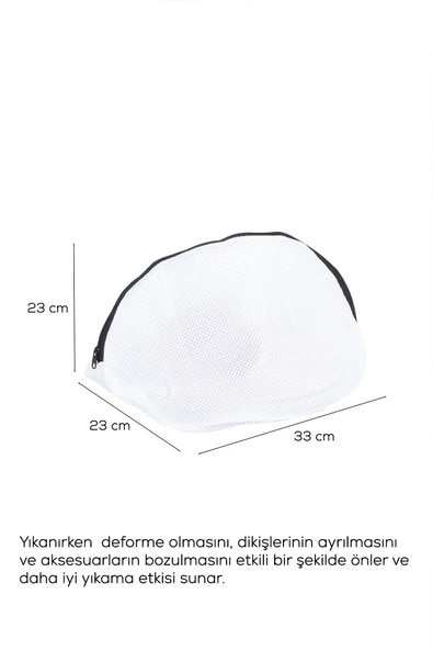 Porsima 3153 Çamaşır Yıkama Filesi Fermuarlı Bölmeli File - Resim 3