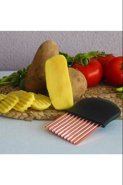 Pratik Cips Chopper Şekilli Sebze Meyve Ve Gıda Dilimleyici - 5