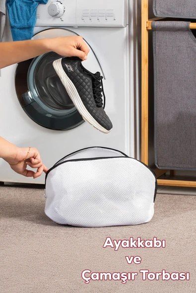 Porsima 3153 Çamaşır Yıkama Filesi Fermuarlı Bölmeli File ürün görseli 1