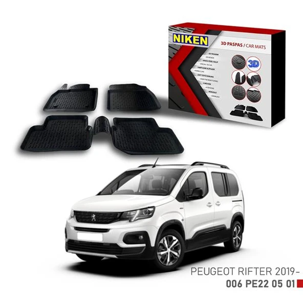 3D PASPAS PEUGEOT PARTNER RIFTER 2019- ürün görseli