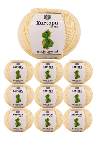 10 Adet Amigurumi El Örgü İpi 50gr 331 ürün görseli 1
