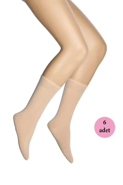 6 Adet Masaj Kadın Çorap Sahra 51 ürün görseli 1