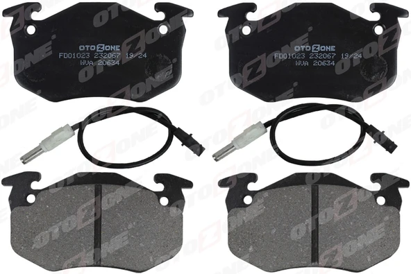 ÖN BALATA RENAULT R5 72>85 CLIO I 91>98 EXPRESS 85>92 TWINGO I 93>07 FİŞLİ 7701203842-7701205277-7701202517