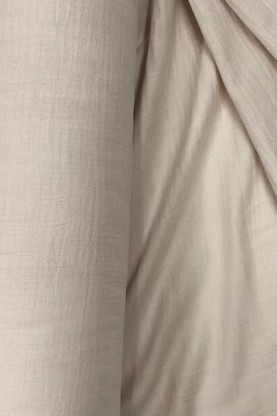 Çok Amaçlı Müslin Pamuklu Bebek Örtü Ve Battaniye Kumaşı Müslin Bez Açık Pudra 33 - 2