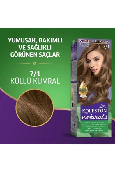 Naturals Saç Boyası Küllü Kumral 7/1 - 2