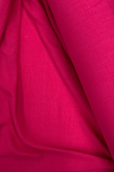 Keten Kumaş - Organik Kumaş - Perde Kumaşı - Ince Keten - Kıyafet Için Kumaş Örtü Fuşya 73 - 2