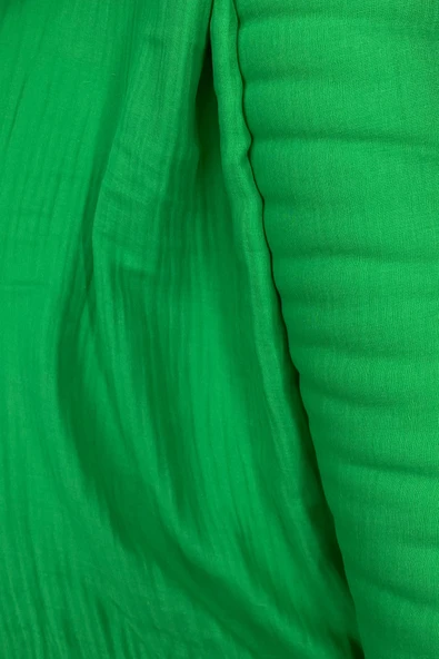 Çok Amaçlı Müslin Pamuklu Bebek Örtü Ve Battaniye Kumaşı Müslin Bez Zümrüt Yeşili 41 - 2