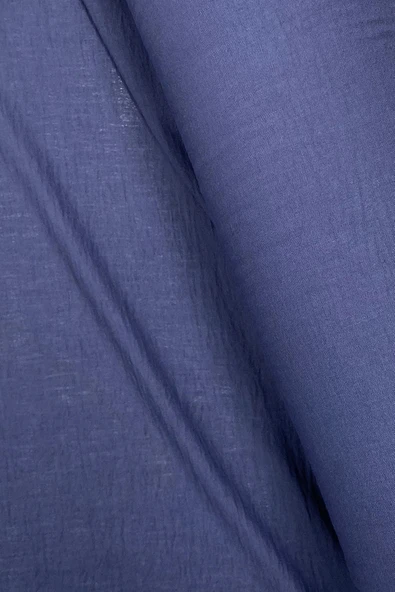 Keten Kumaş - Organik Kumaş - Perde Kumaşı - Ince Keten - Kıyafet Için Kumaş Örtü Lacivert 26 - 2