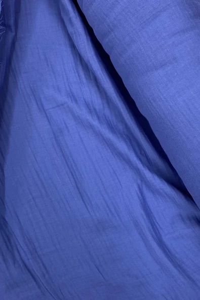 Çok Amaçlı Müslin Pamuklu Bebek Örtü Ve Battaniye Kumaşı Müslin Bez İndigo 89 - 2