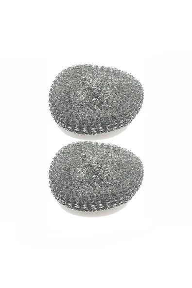 2 Adet Paslanmaz Çelik Tel Bulaşık Teli Poşetli